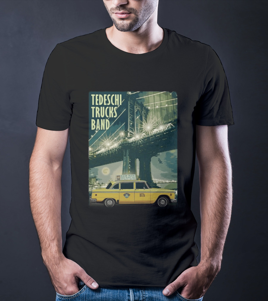 Tedeschi Trucks Band Beacon Theatre New York 2026 March 18 20 21 Week 2 Taxi Bridge T-Shirt