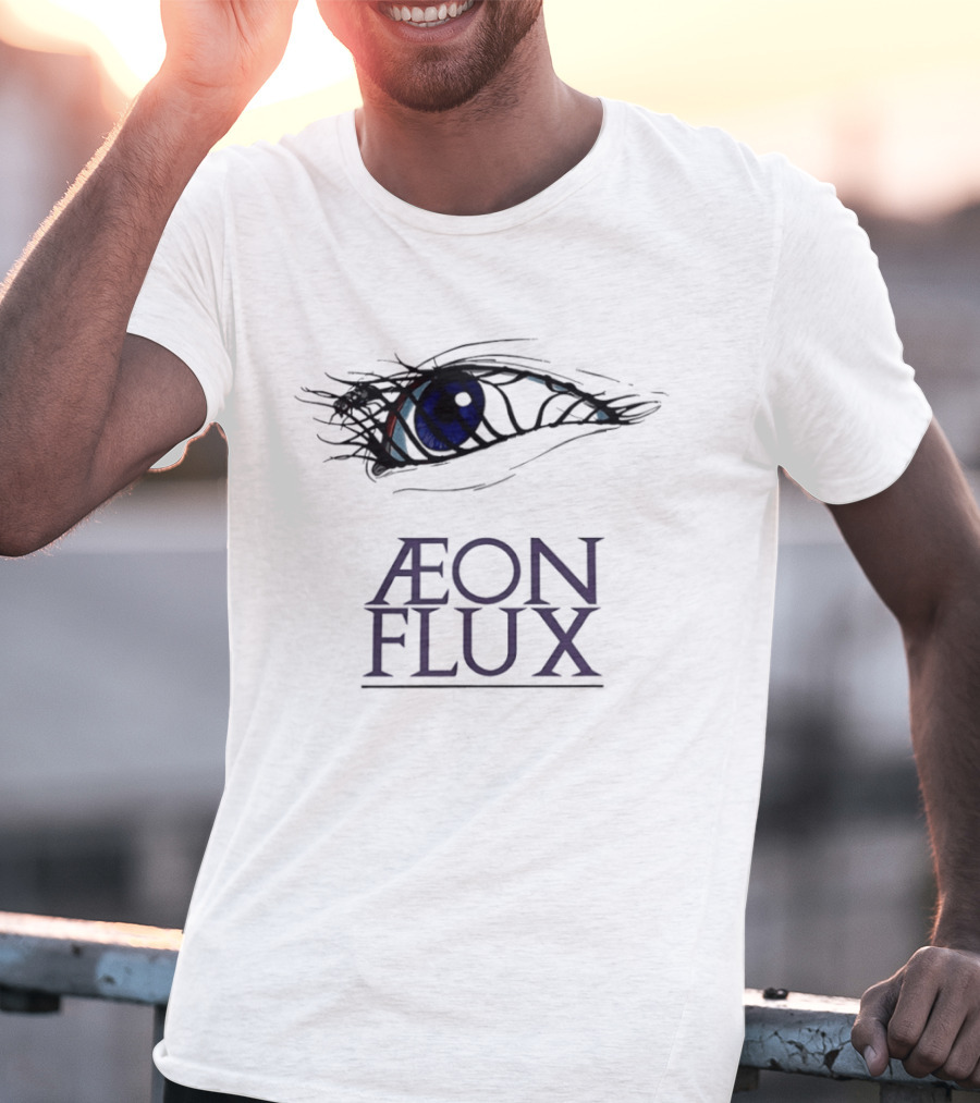 Aeon Flux Eye Key Bioworld Blue Eye T-Shirt