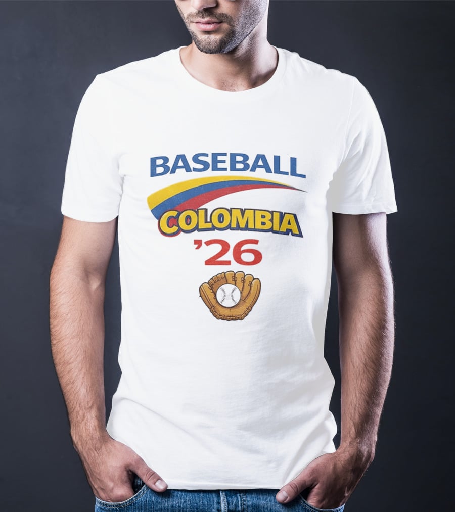 Colombia Baseball Classic 2026 '26 Glove And Ball T-Shirt