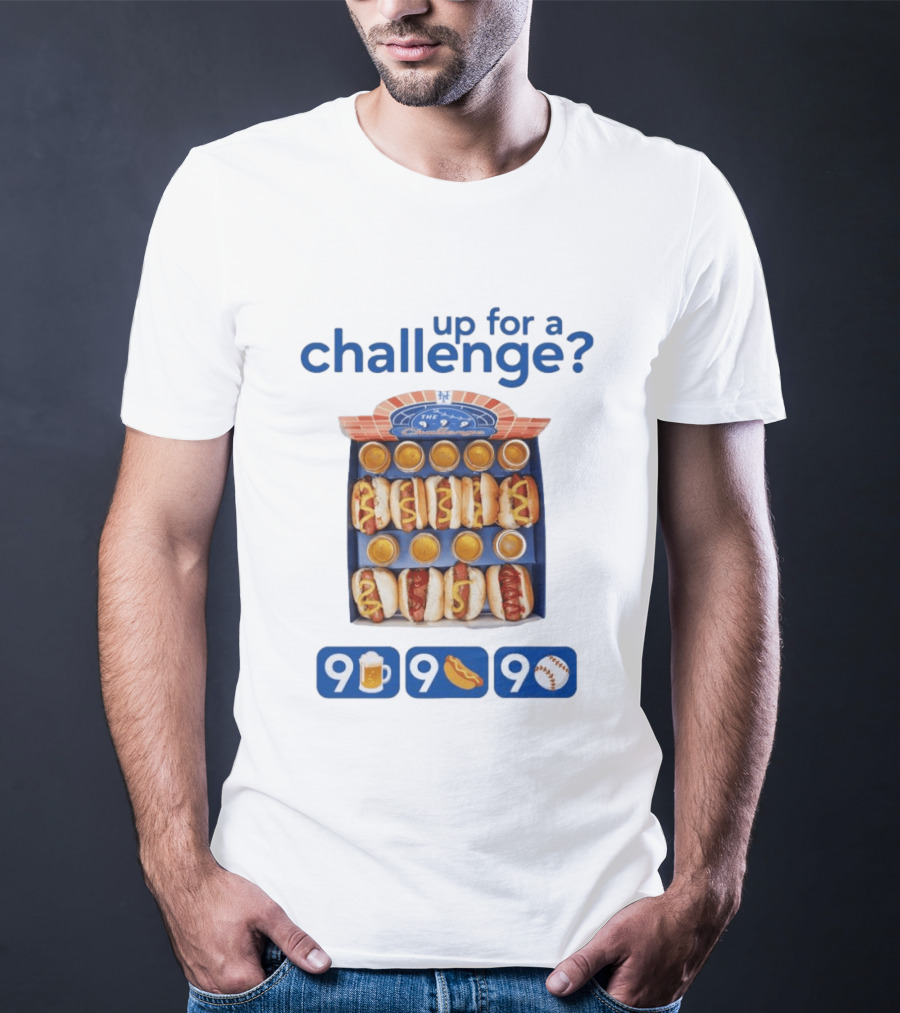 Mets Up For A Challenge 9 Beers 9 Dogs 9 Innings T-Shirt