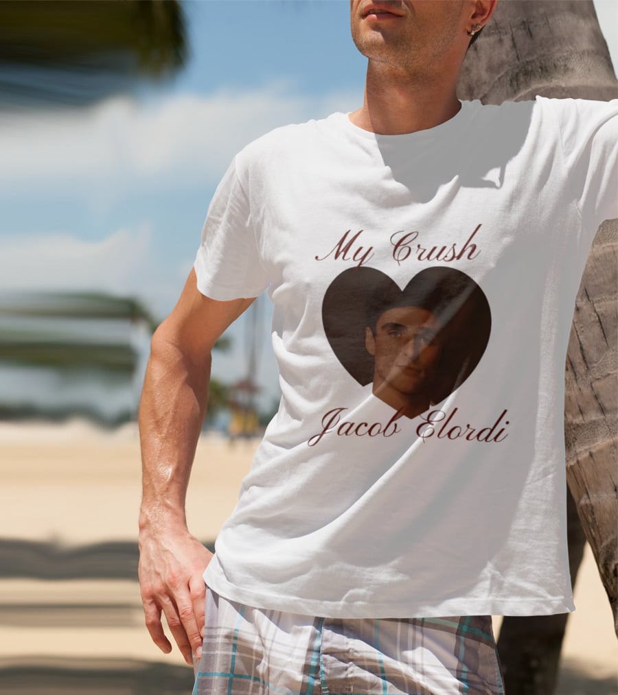 My Crush Jacob Elordi Heart T-Shirt