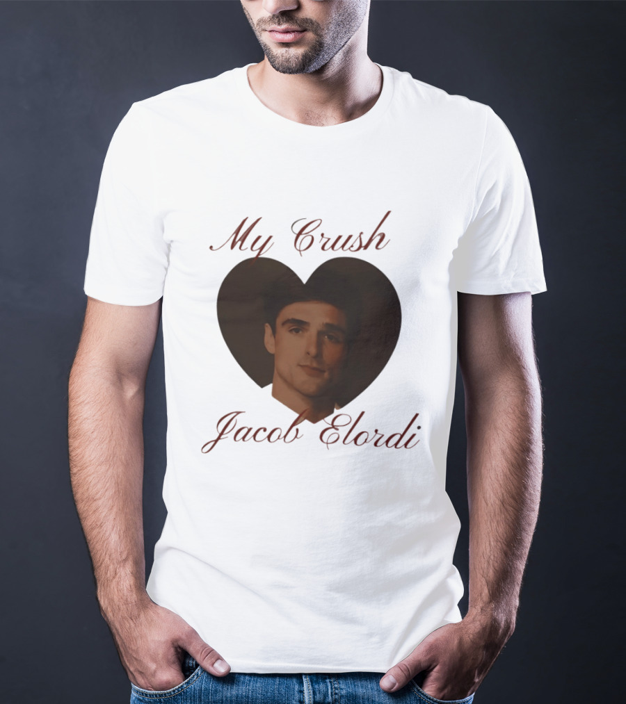 My Crush Jacob Elordi Heart T-Shirt