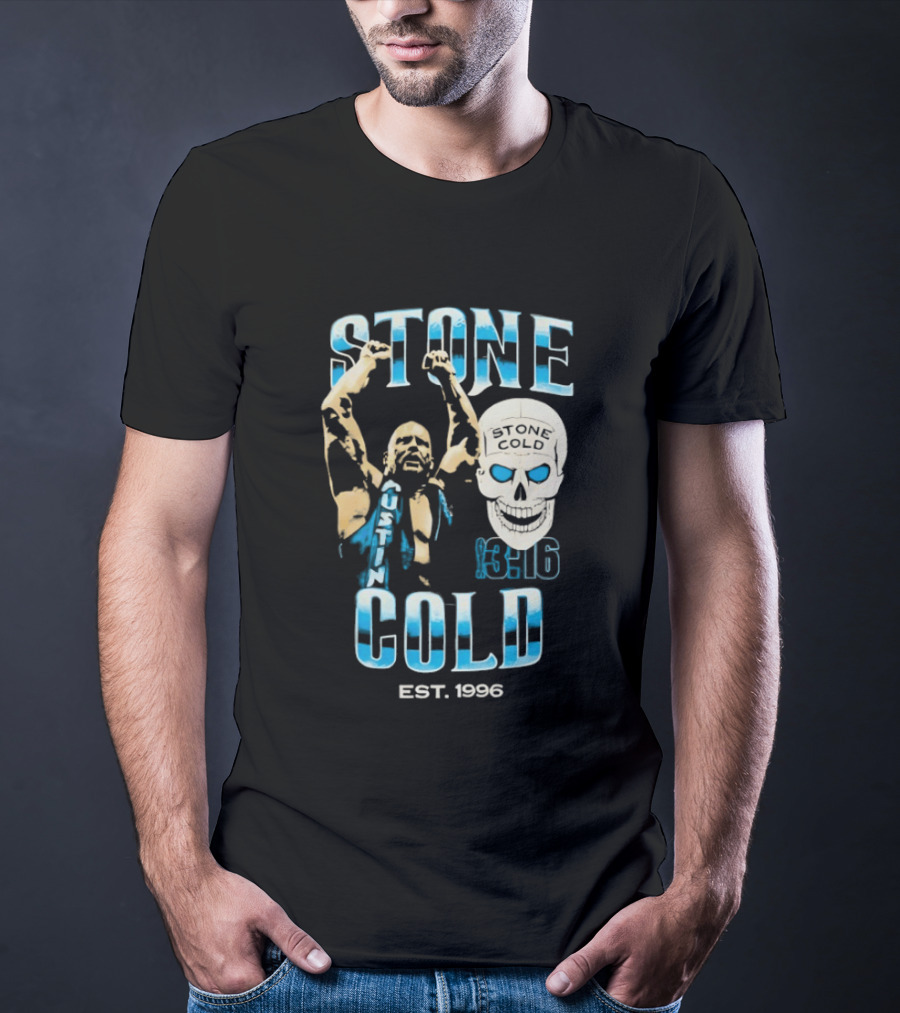 Stone Cold Steve Austin 3 16 Skull Est 1996 T-Shirt
