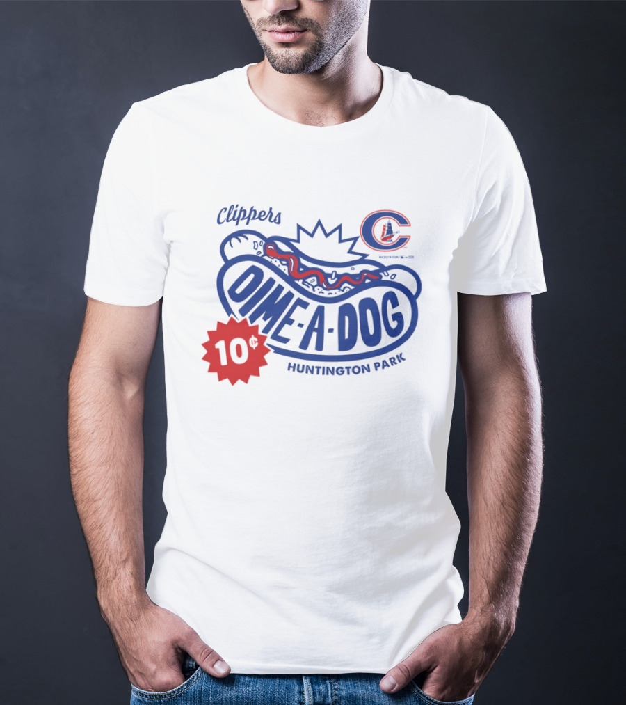 Clippers Dime A Dog 10¢ Huntington Park T-Shirt