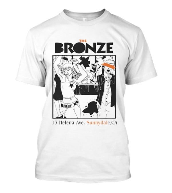 The Bronze 13 Helena Ave Sunnydale CA Party Scene T-Shirt