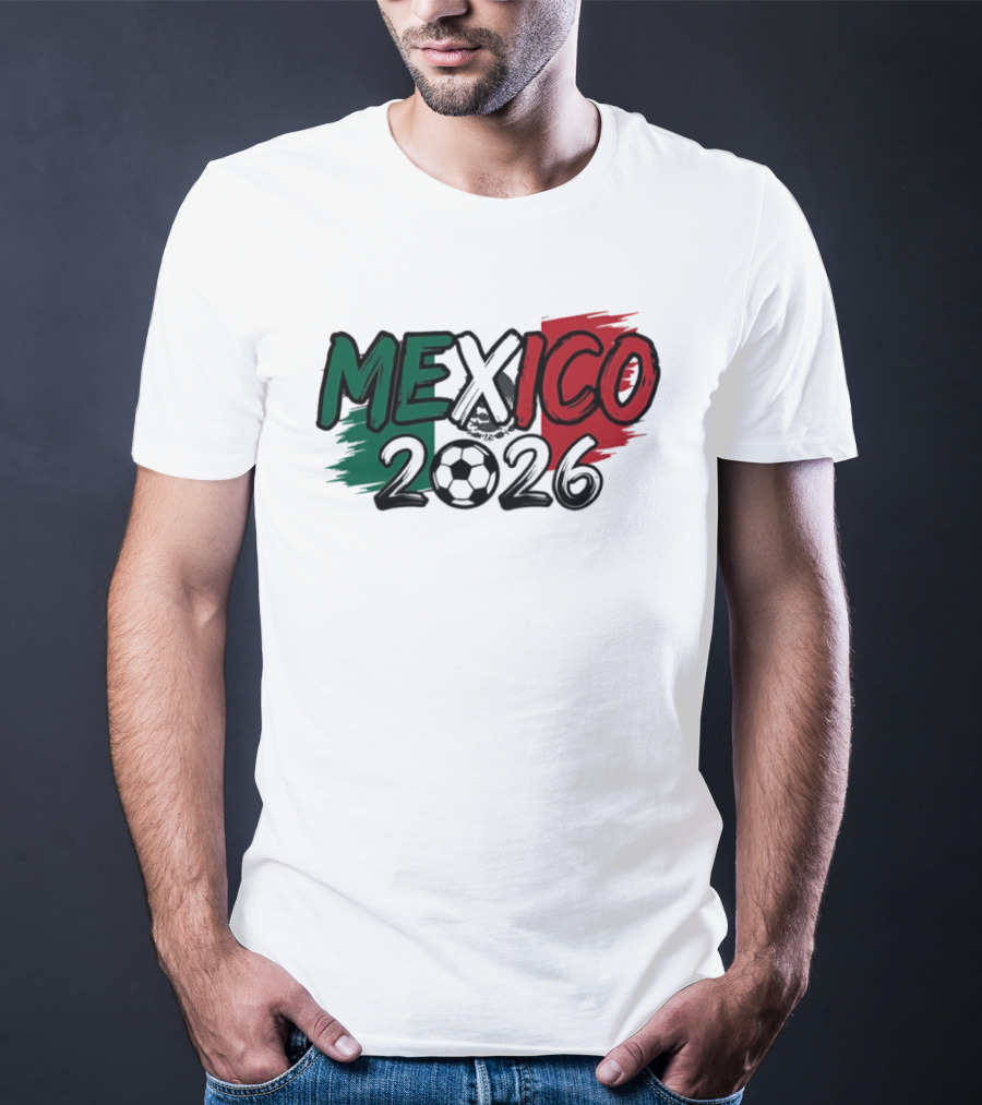 Mexico 2026 Soccer Fan Celebration National Team T-Shirt