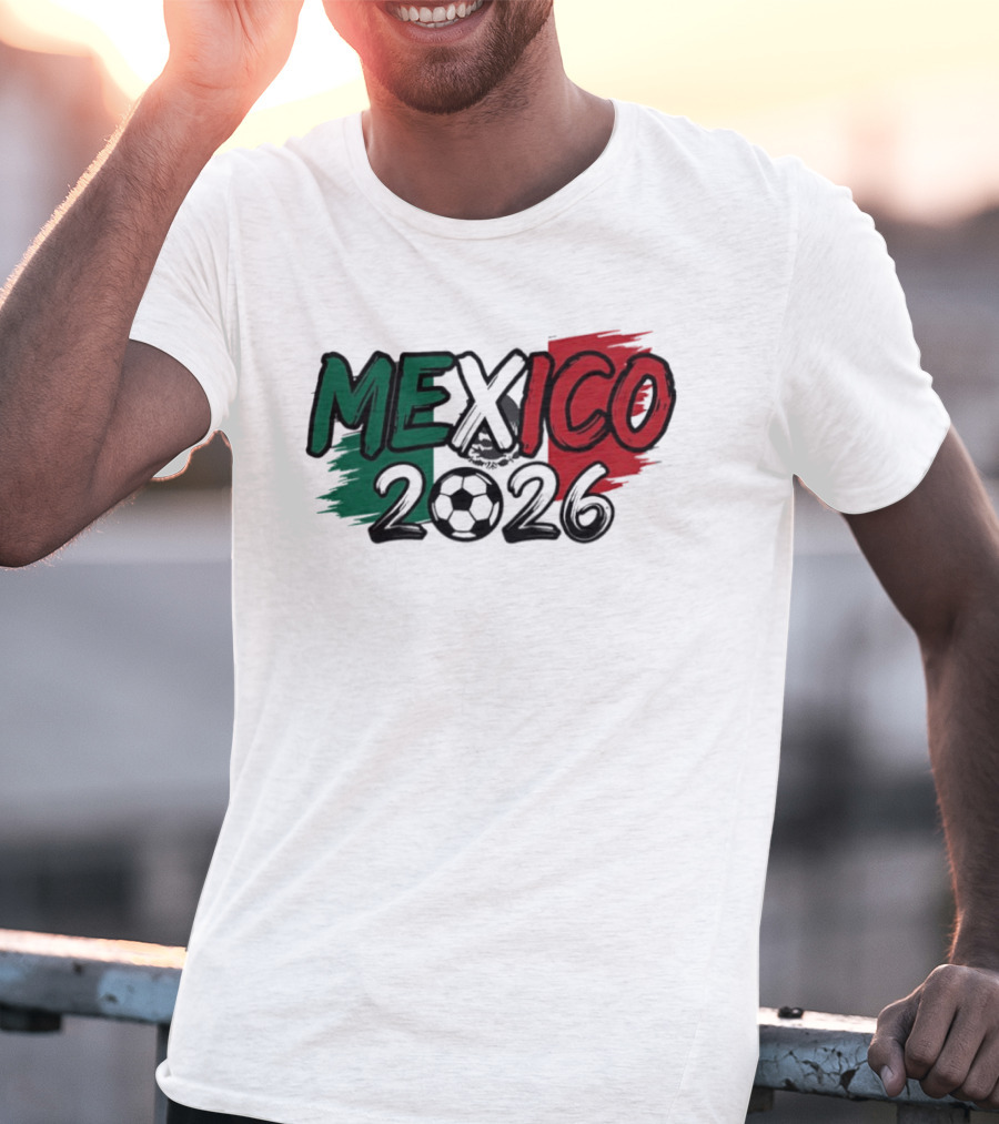 Mexico 2026 Soccer Fan Celebration National Team T-Shirt