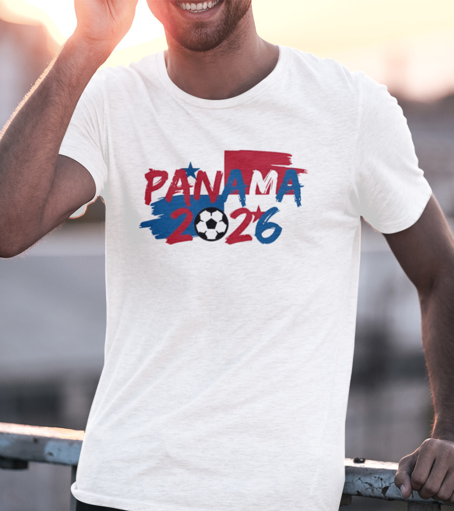 Panama 2026 Soccer Team World Cup Soccer Ball T-Shirt