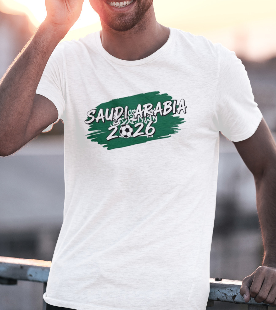 Saudi Arabia 2026 Soccerball T-Shirt