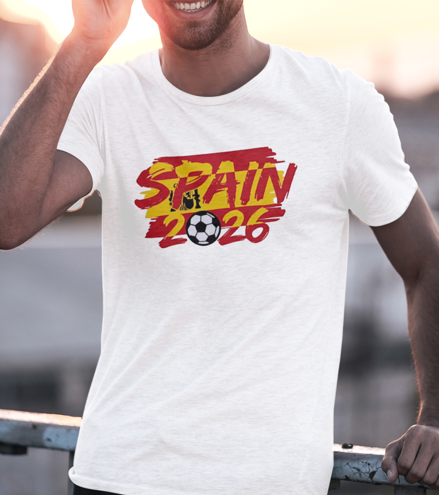 Spain 2026 World Cup Soccer Football Team T-Shirt