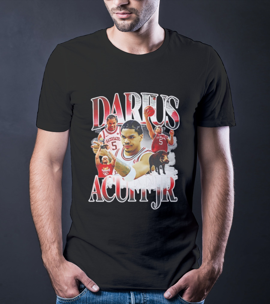 Darus Acuff Jr Arkansas Razorbacks Basketball Player Highlights T-Shirt