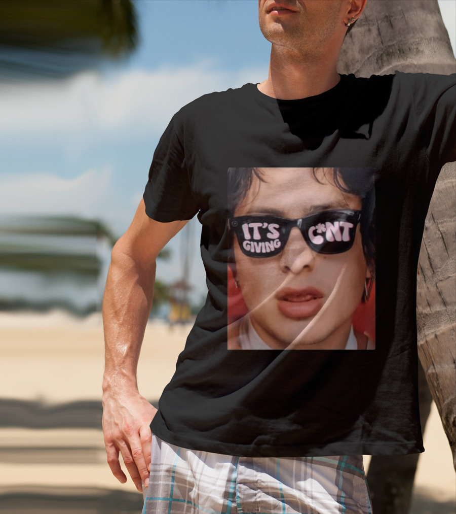 Hudson Williams It's Giving C*nt Sunglasses T-Shirt