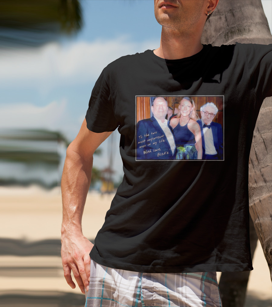 To The Two Most Important Men In My Life With Love Blake T-Shirt