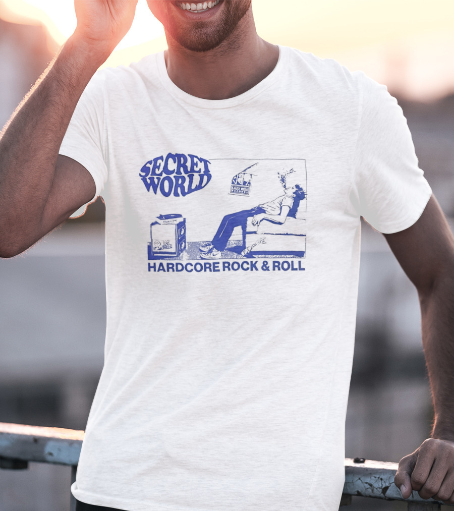 Secret World Hardcore Rock & Roll Tour 2026 Dallas Texas Drain Headline Is Your Friend T-Shirt