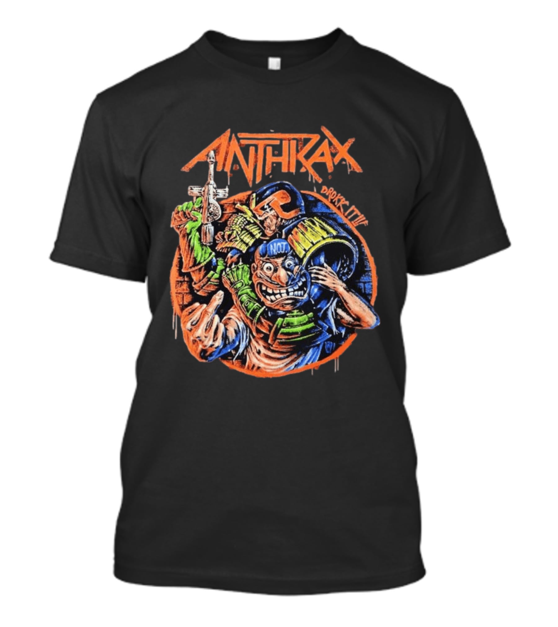 Anthrax Australia 2026 Tour The Not Man Robocop Drokk It T-Shirt
