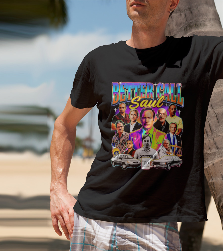 Better Call Saul Breaking Bad Characters Jimmy McGill Kim Wexler Mike Gus T-Shirt