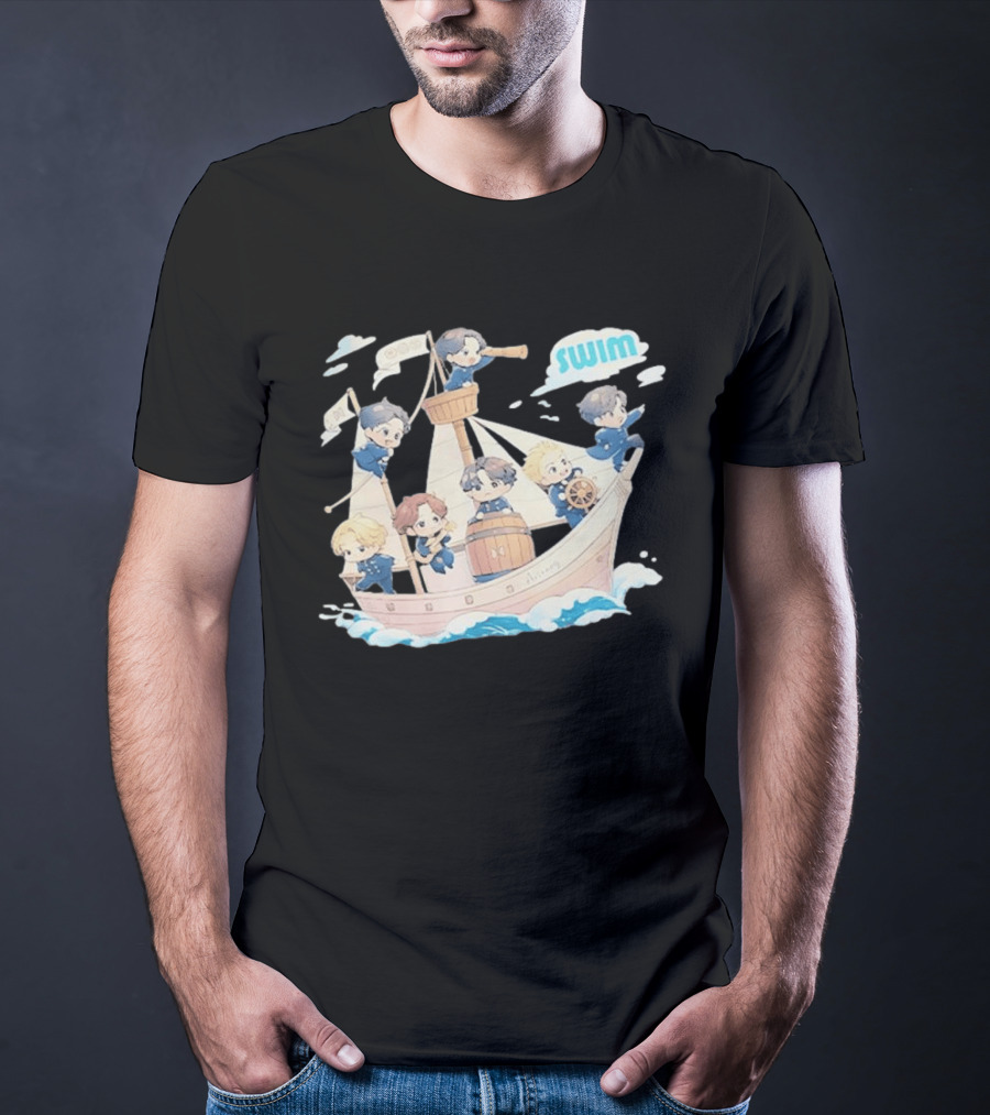 BTS Arirang World Tour Swim Track Sailboat Adventure T-Shirt