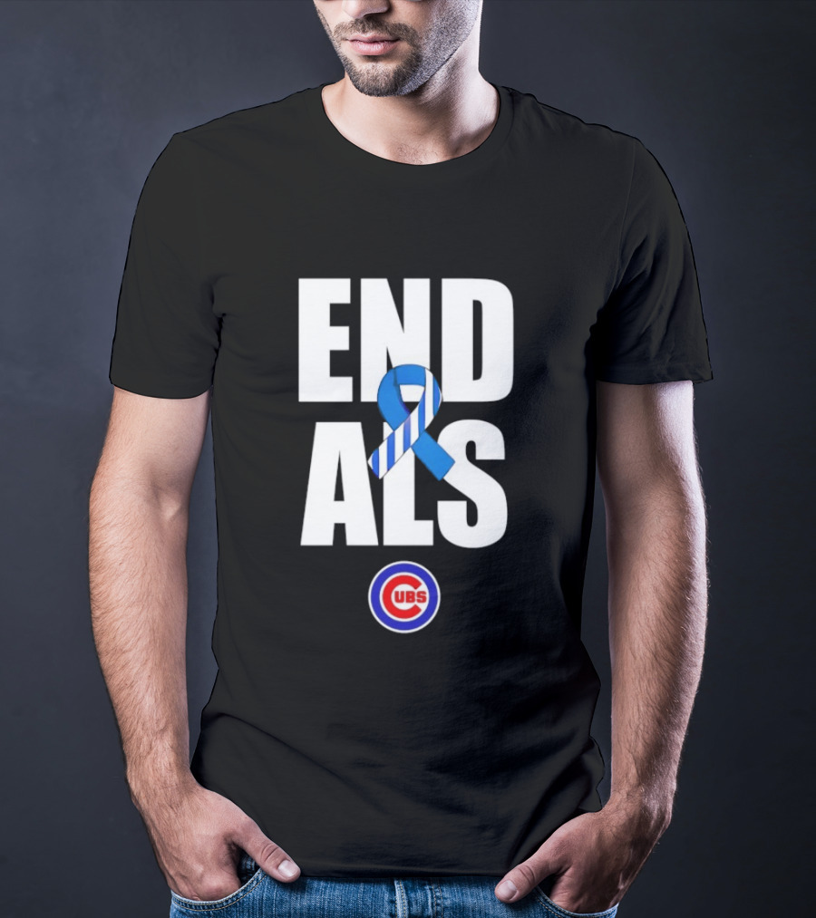 Chicago Cubs End ALS Awareness Support 2026 T-Shirt