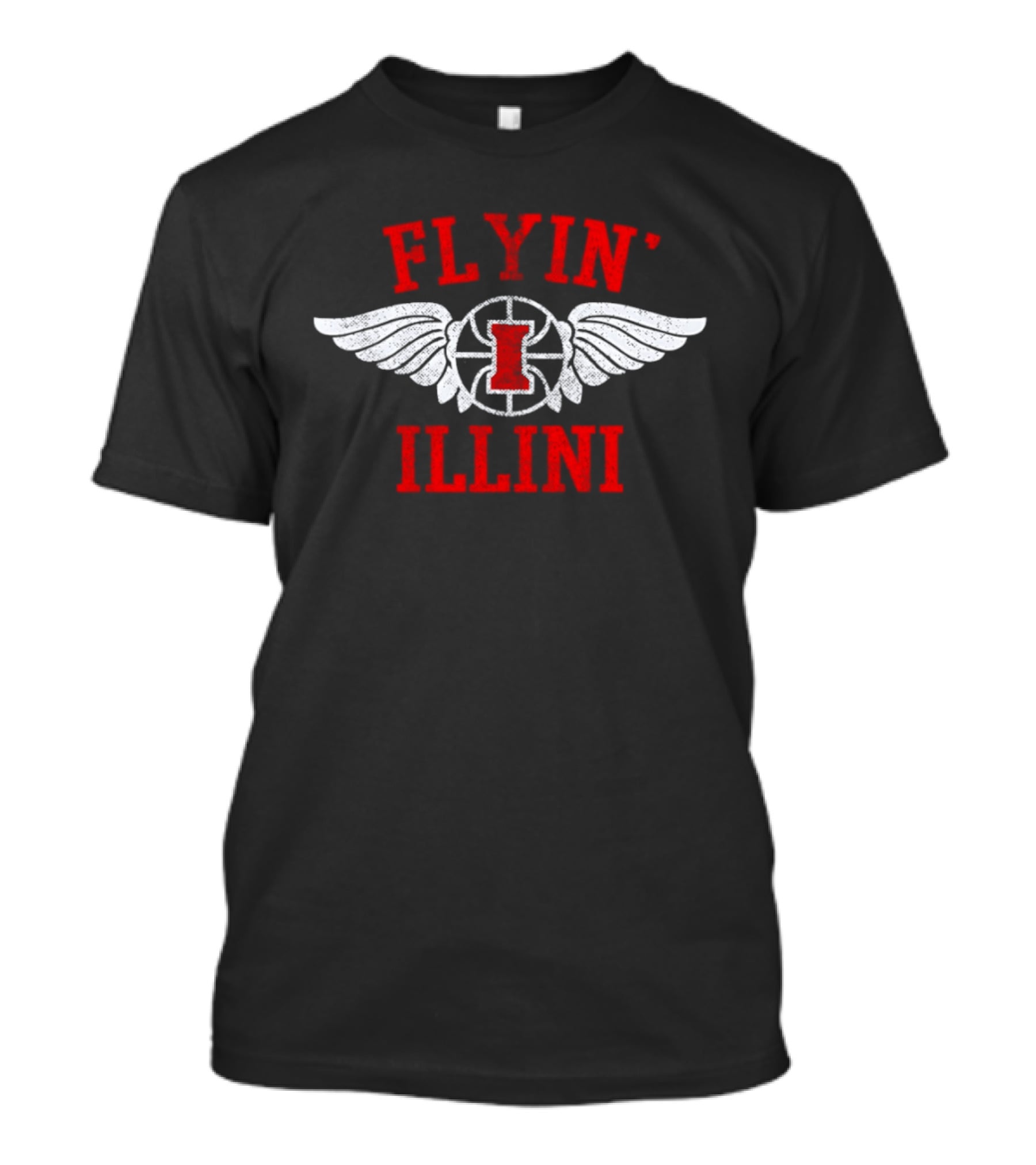 Flyin' Illini Basketball Wings T-Shirt