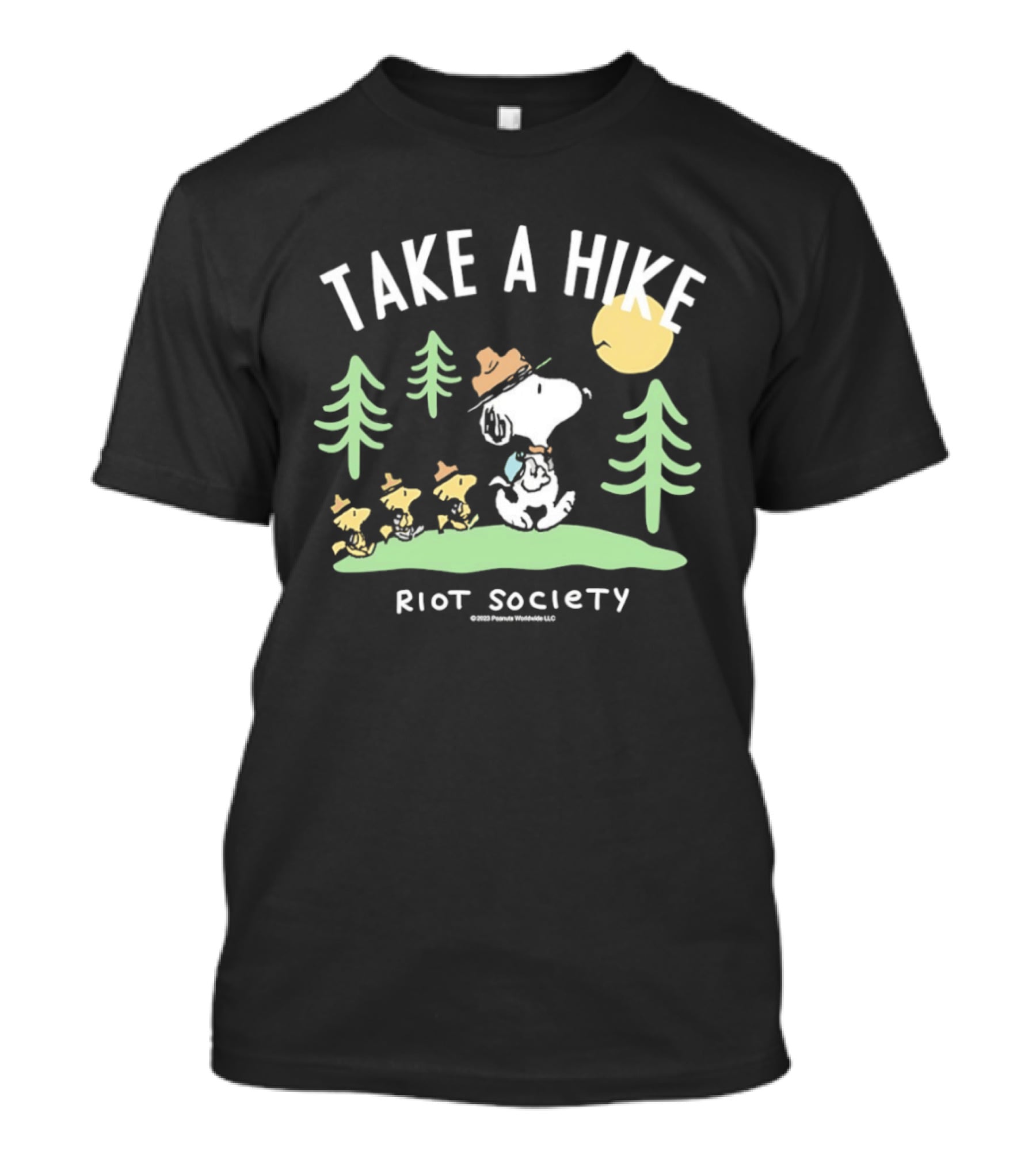 Snoopy Woodstock Take A Hike Riot Society T-Shirt