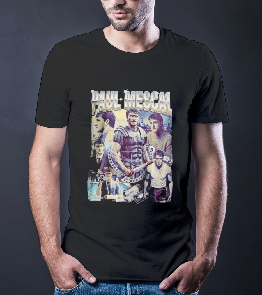 Paul Mescal Gladiator Aftersun Actor Film T-Shirt