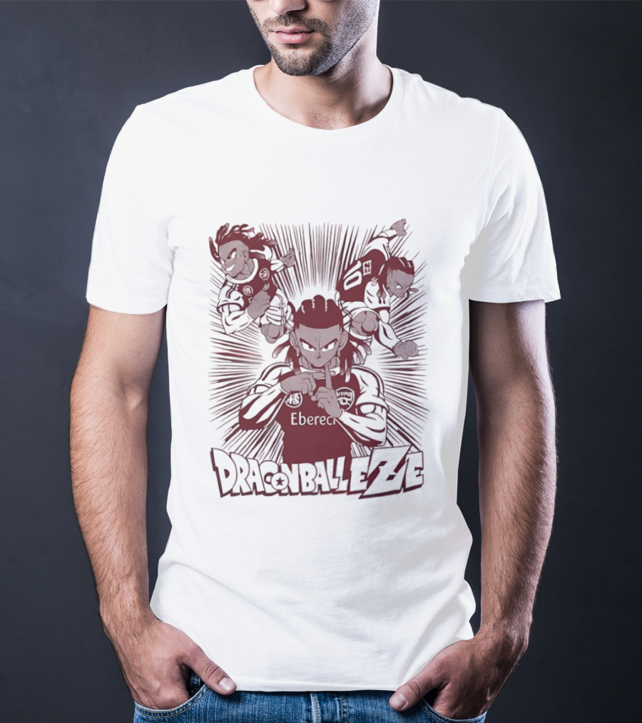 Dragon Ball Z Eberechi Eze Arsenal Player Fusion T-Shirt