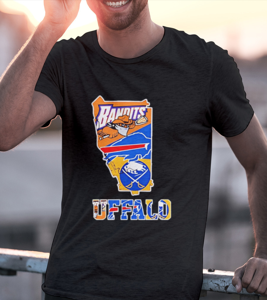 Buffalo Bandits Bills Sabres Sports Teams State T-Shirt