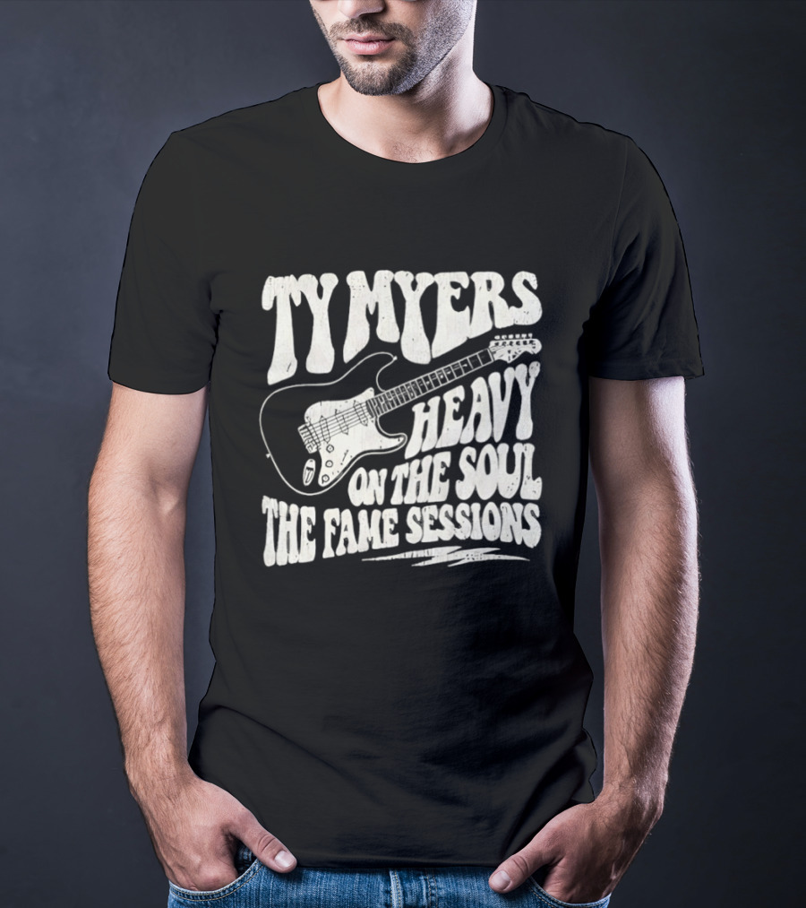 Ty Myers Heavy On The Soul The Fame Sessions Guitar T-Shirt