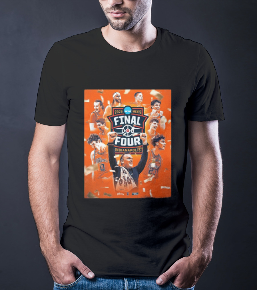 Illinois Fighting Illini 2026 Final Four Indianapolis Celebration T-Shirt