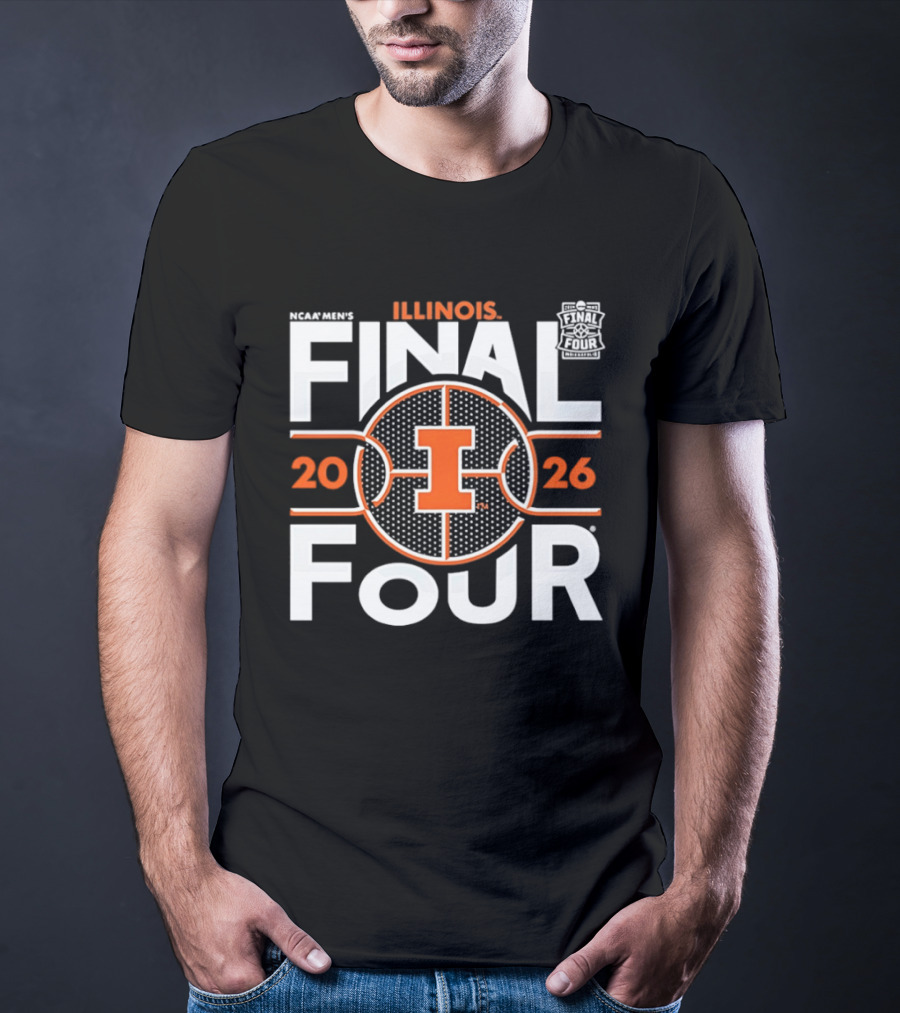 Illinois Fighting Illini NCAA Basketball 2026 Final Four Championship T-Shirt