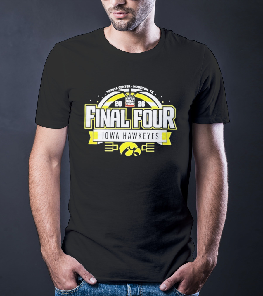 Iowa Hawkeyes NCAA Basketball Final Four 2026 March Madness Arch Madness T-Shirt