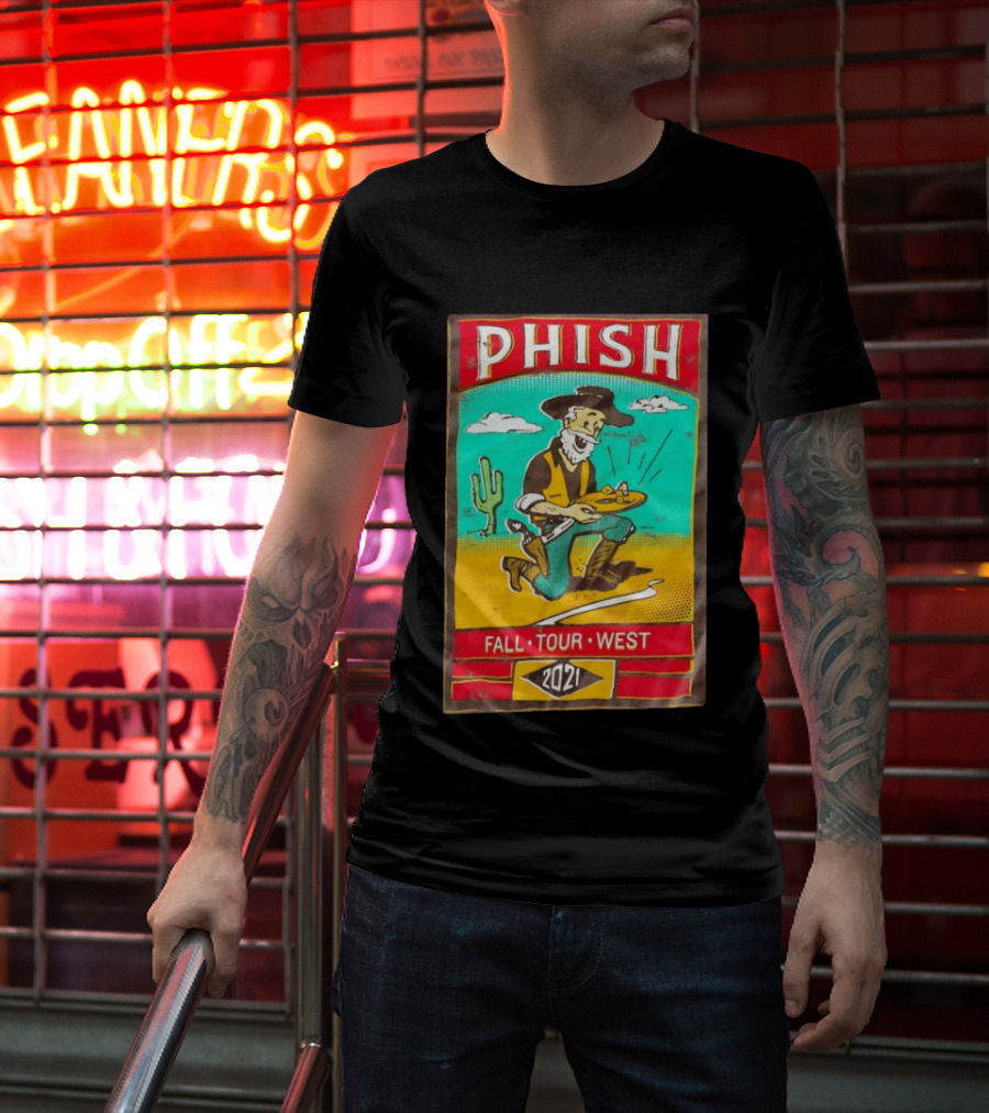 Phish Fall Tour West 2021 Prospector Desert Scene T-Shirt