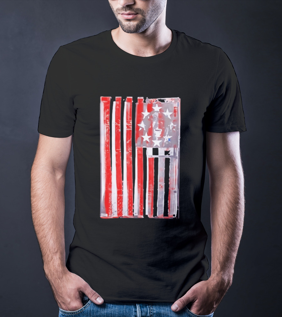 Rottweiler American Flag Independence Dog Lovers Patriotic USA T-Shirt