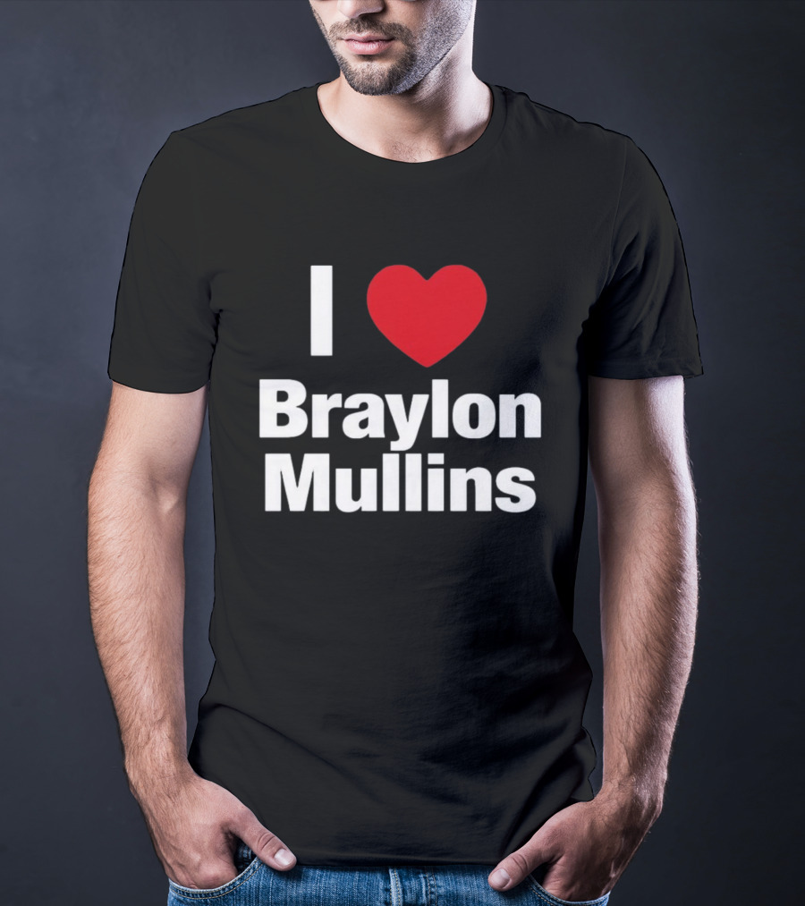 I Heart Braylon Mullins Basketball Fan Love T-Shirt