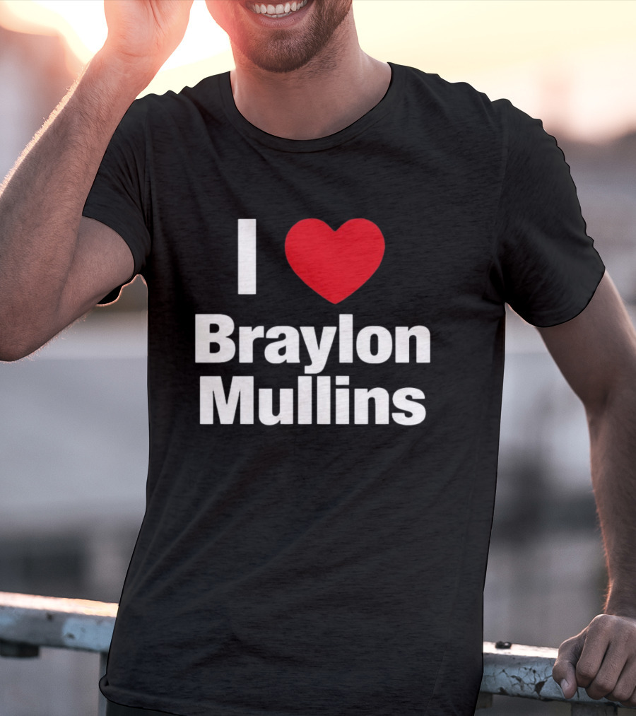 I Heart Braylon Mullins Basketball Fan Love T-Shirt