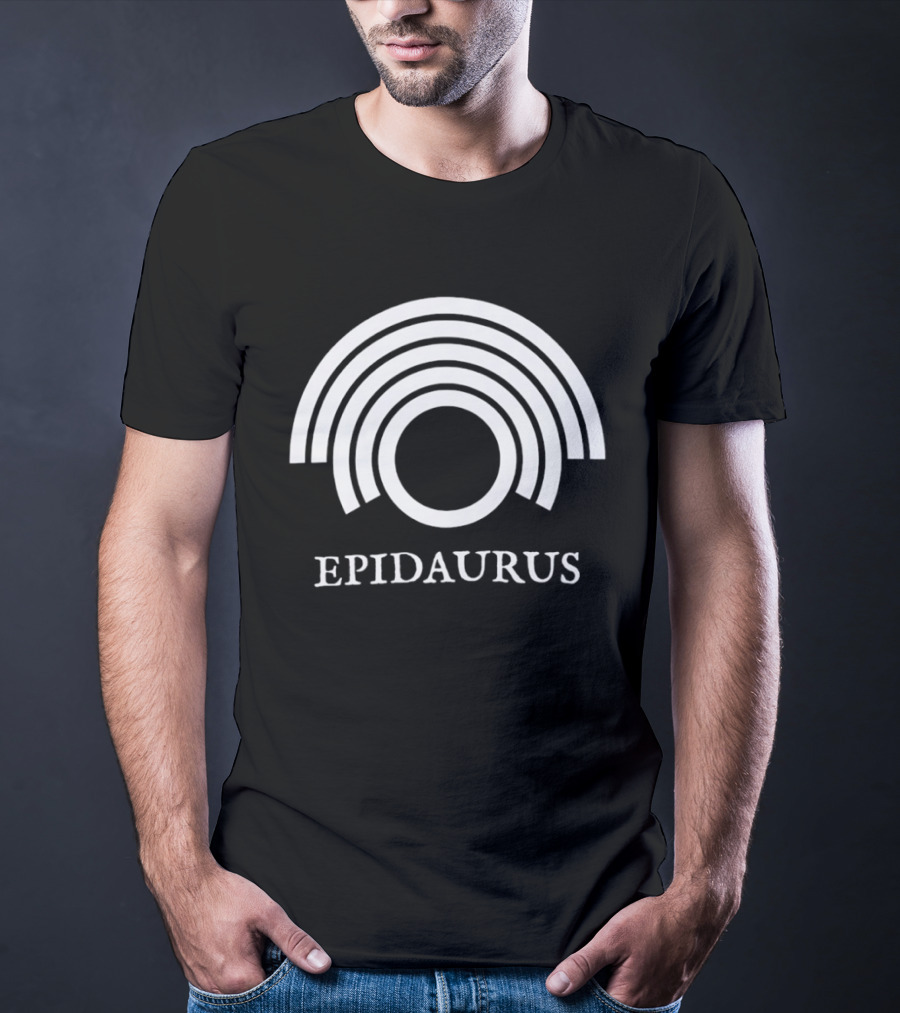 Epidaurus Ancient Greek Theatre Symbol Arches Heritage T-Shirt