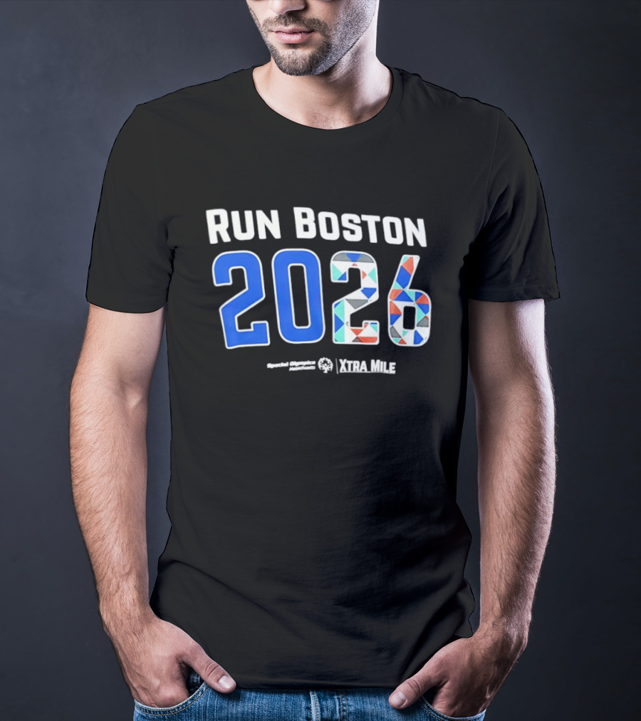 Run Boston 2026 Special Olympics Massachusetts Xtra Mile T-Shirt
