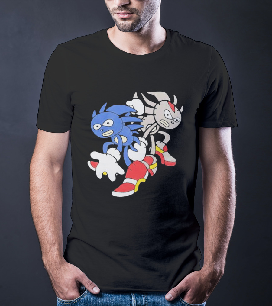 Sanic Coldsteel April Fools Meme Characters T-Shirt