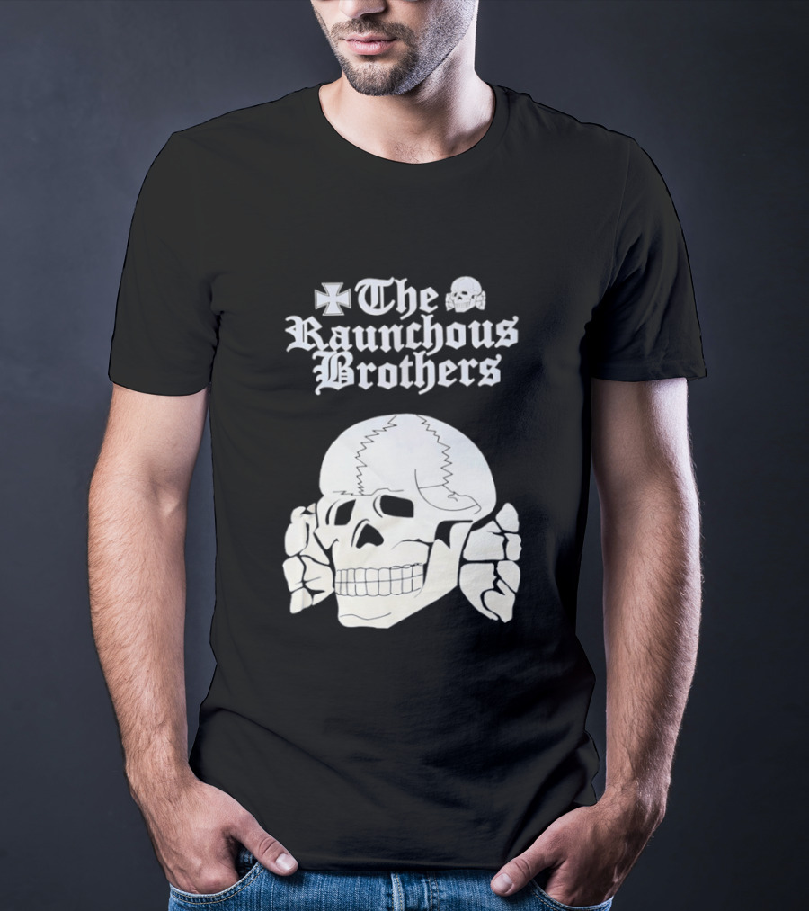 Skull The Raunchous Brothers Vintage Gothic T-Shirt