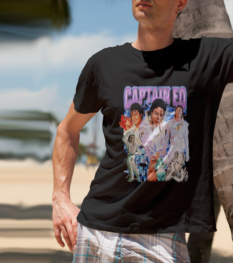 Captain EO Michael Jackson Sci Fi Adventure Cast Characters T-Shirt