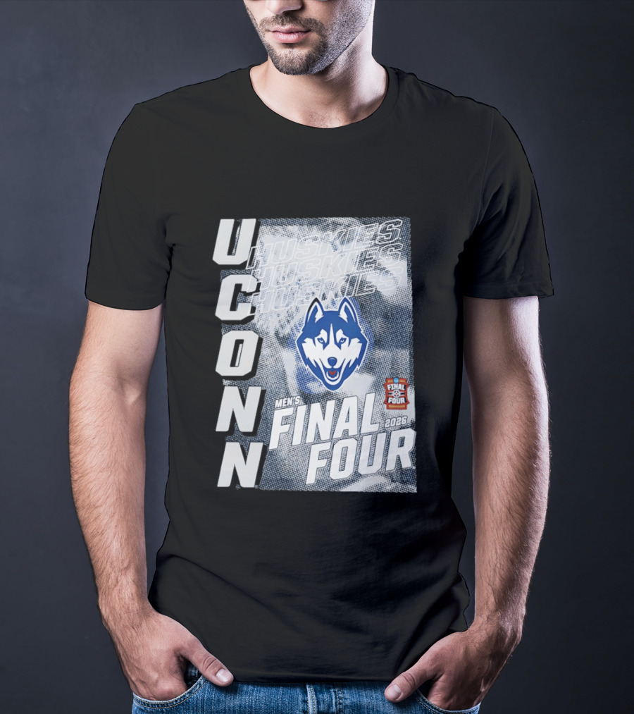 UConn Huskies Men's Final Four NCAA 2026 T-Shirt