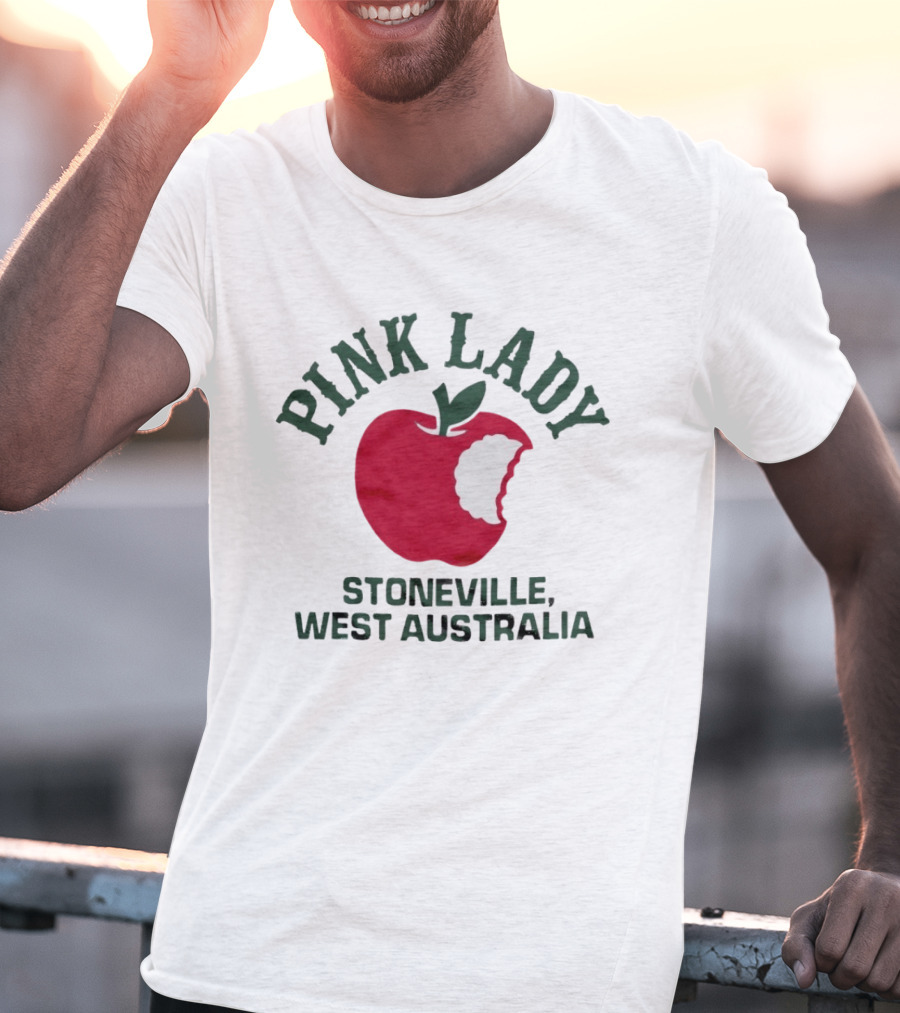 Pink Lady Apple Stoneville West Australia Bite Mark T-Shirt