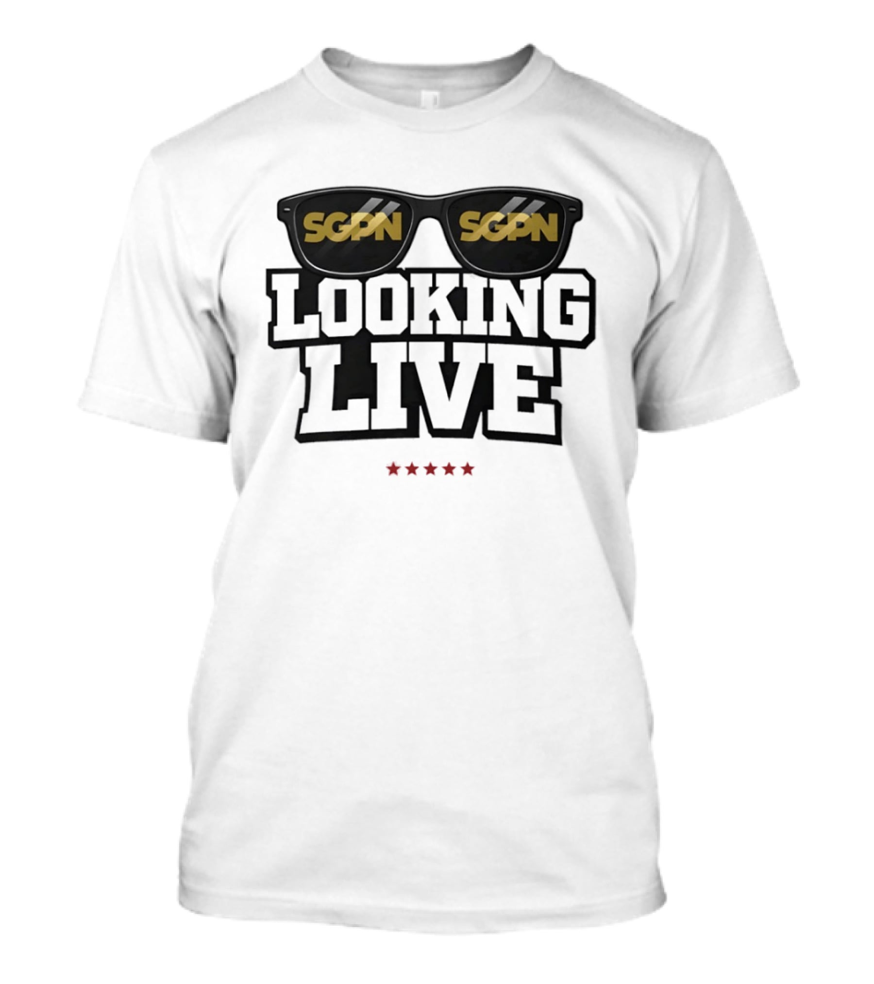 SGPN Looking Live Sunglasses Stars T-Shirt