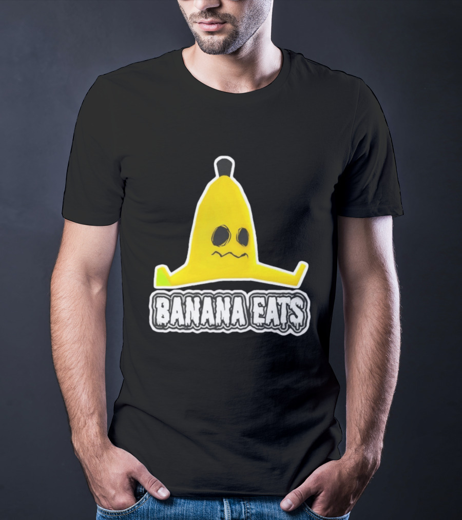 Banana Eats Game Inspired Funny Yellow T-Shirt