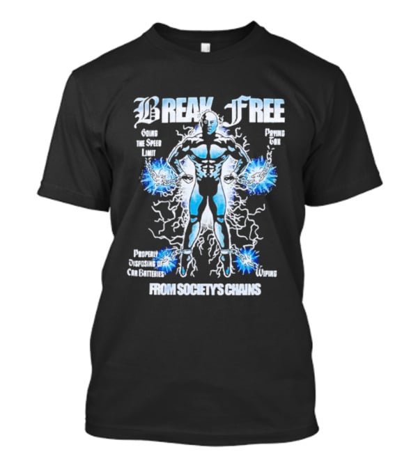 Empowered Break Free From Society's Chains Unleash Hidden Power T-Shirt