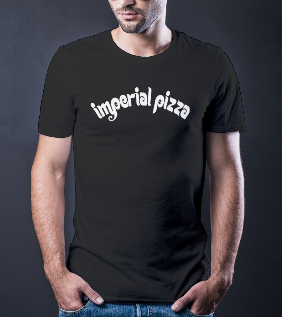 Imperial Pizza Retro Style Font T-Shirt