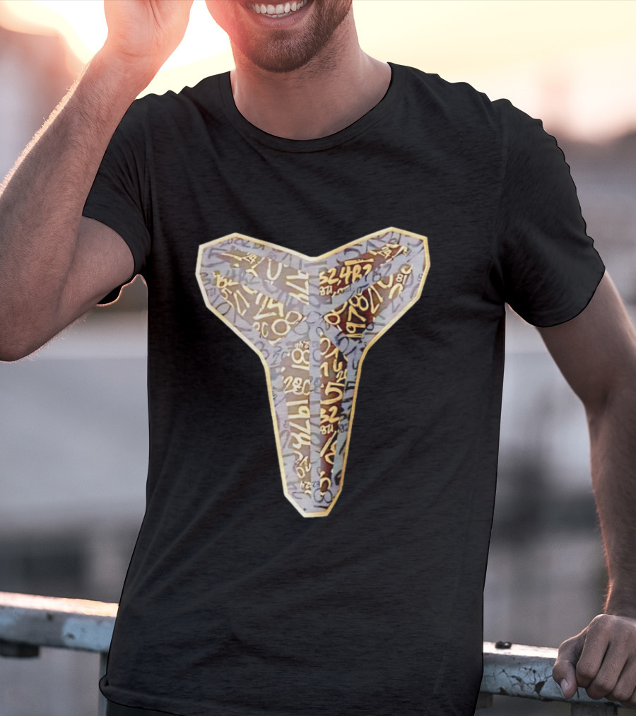 Kobe Bryant 24 8 Dri FIT Basketball Y Shaped Number T-Shirt