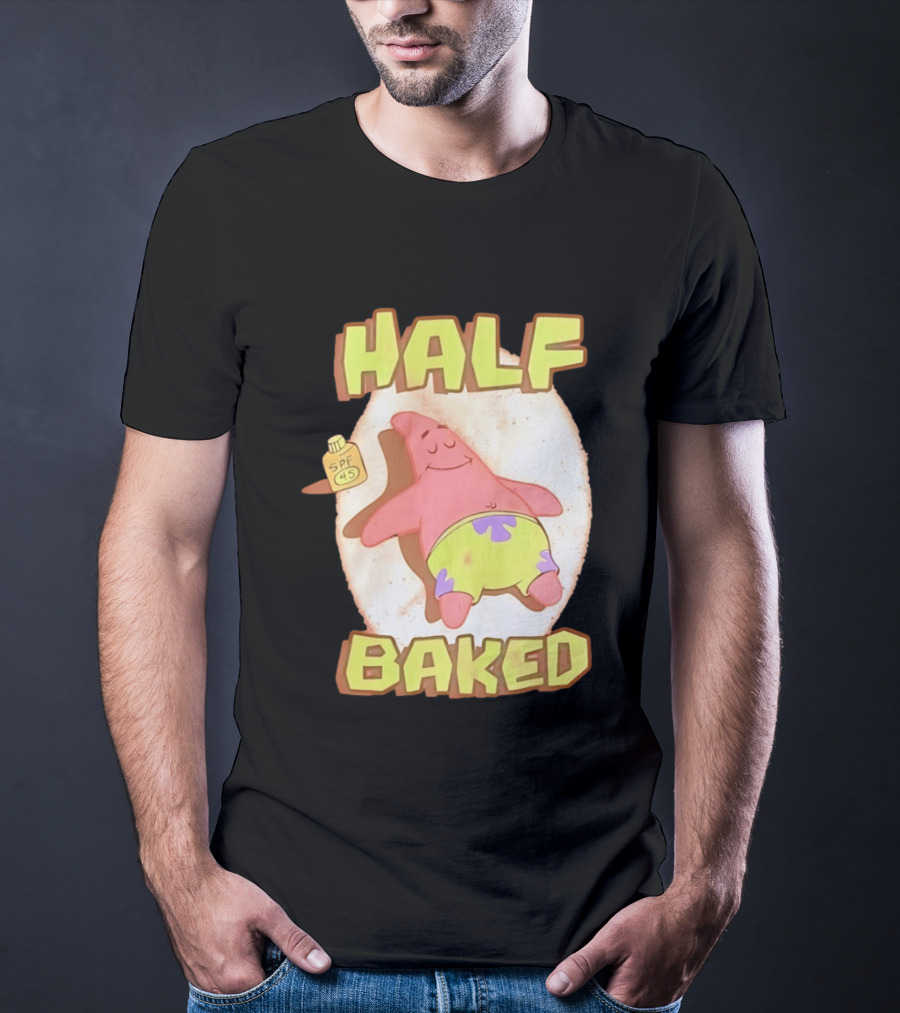 Patrick Star Half Baked SPF 45 Sunscreen Relaxation T-Shirt