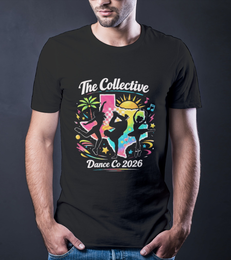 The Collective Dance Co 2026 Colorful Silhouettes And Tropical Vibes T-Shirt