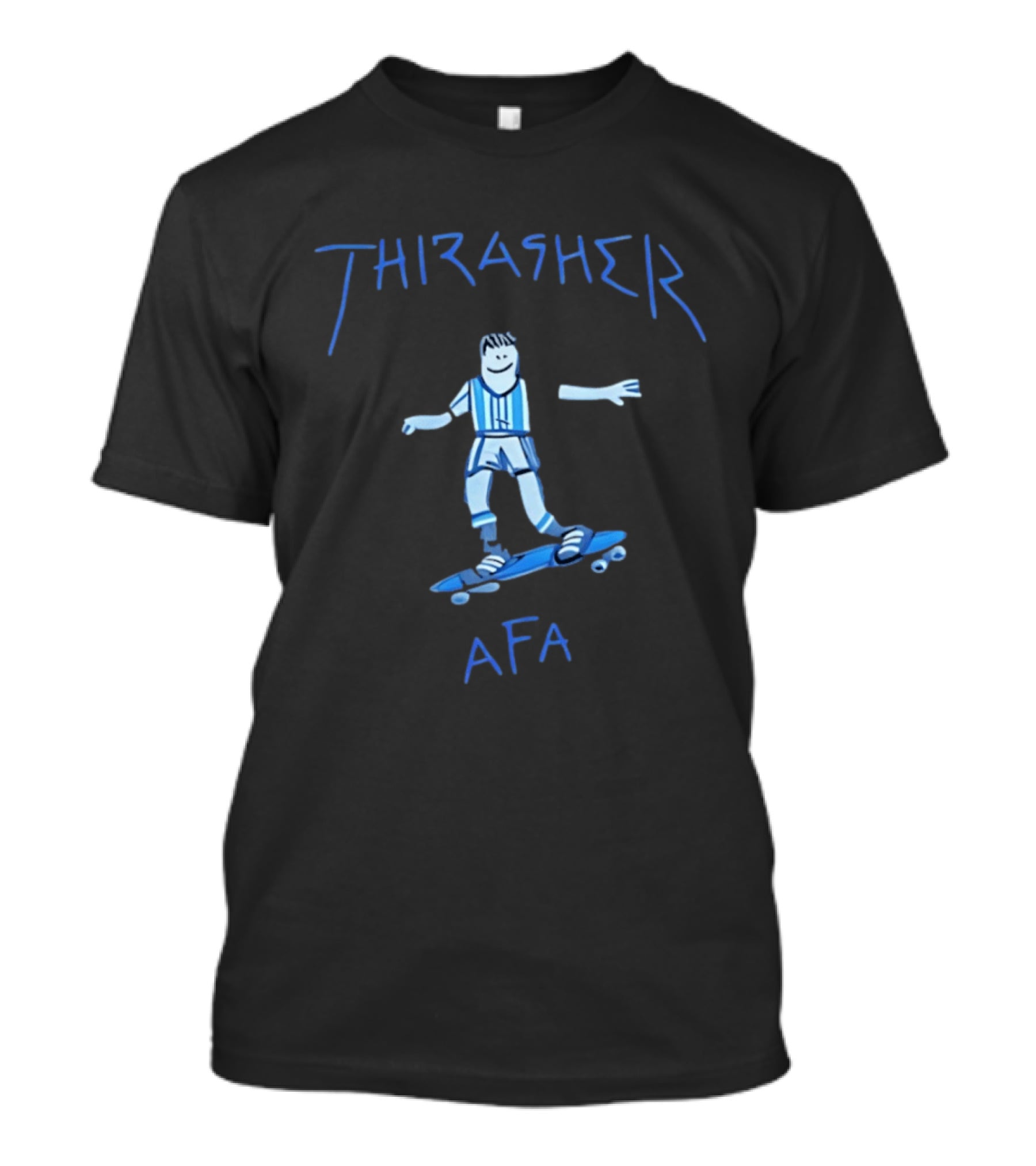Thrasher Gonz AFA Skateboarder Cartoon T-Shirt